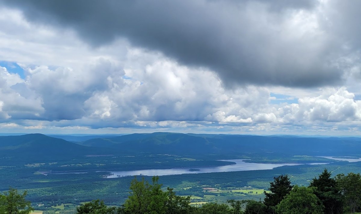 view from mount magazine highpoint arkansas